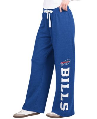 Women's Buffalo Bills Field Wide-Leg Cotton-Blend Sweatpants