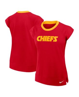 Women's Kansas City Chiefs Forward Progress Raglan Slim-Fit Short-Sleeve T-Shirt