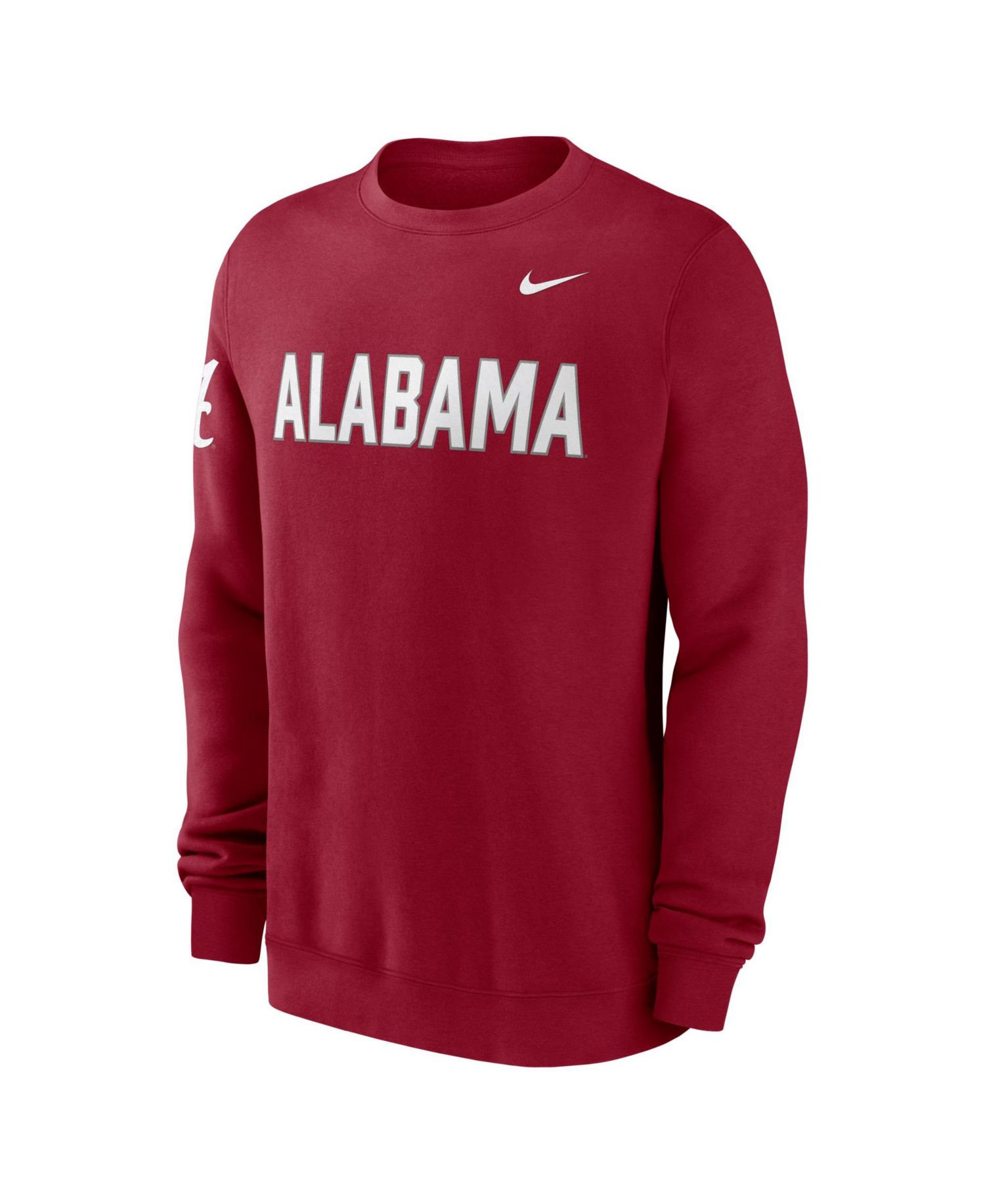 Men's Alabama Crimson Tide Alabama Sideline Club Long-Sleeve Pullover Sweatshirt