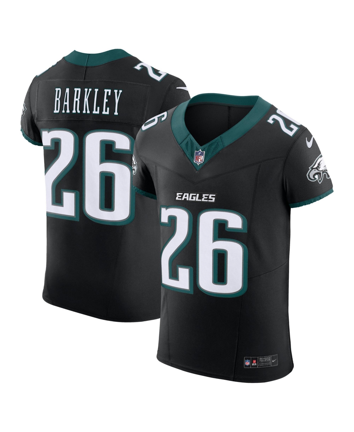 Nike Men's Philadelphia Eagles Saquon Barkley Vapor F.u.s.e. V-Neck Jersey