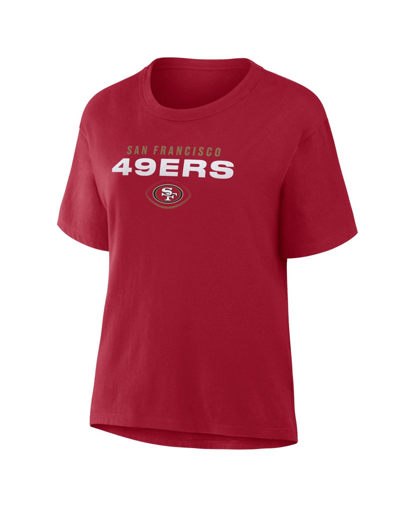 Женская футболка Fanatics San Francisco 49ers Fade Legacy Relaxed-Fit — фото 4
