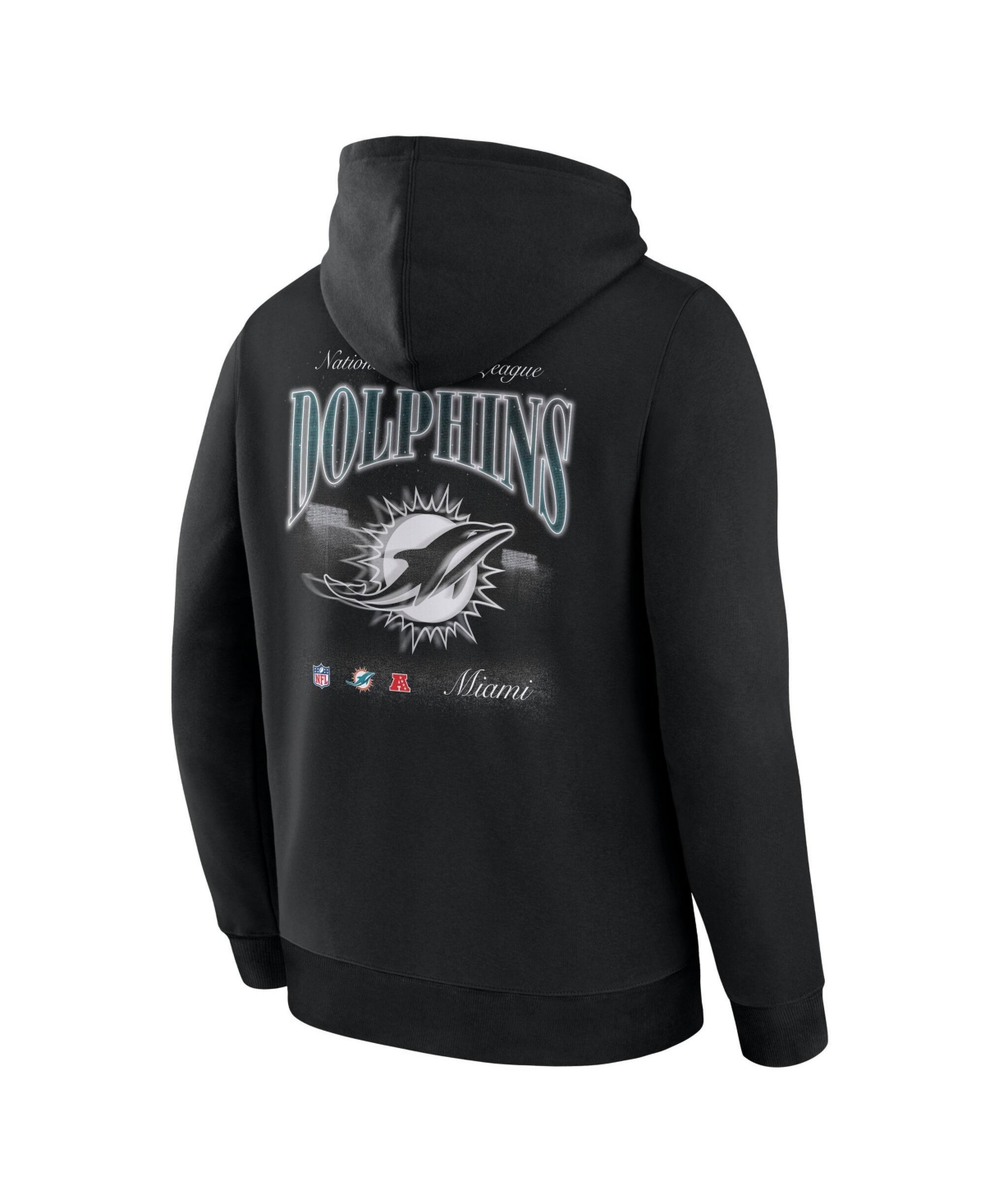 Fanatics Men's Miami Dolphins Back Logo Fleece Hoodie
