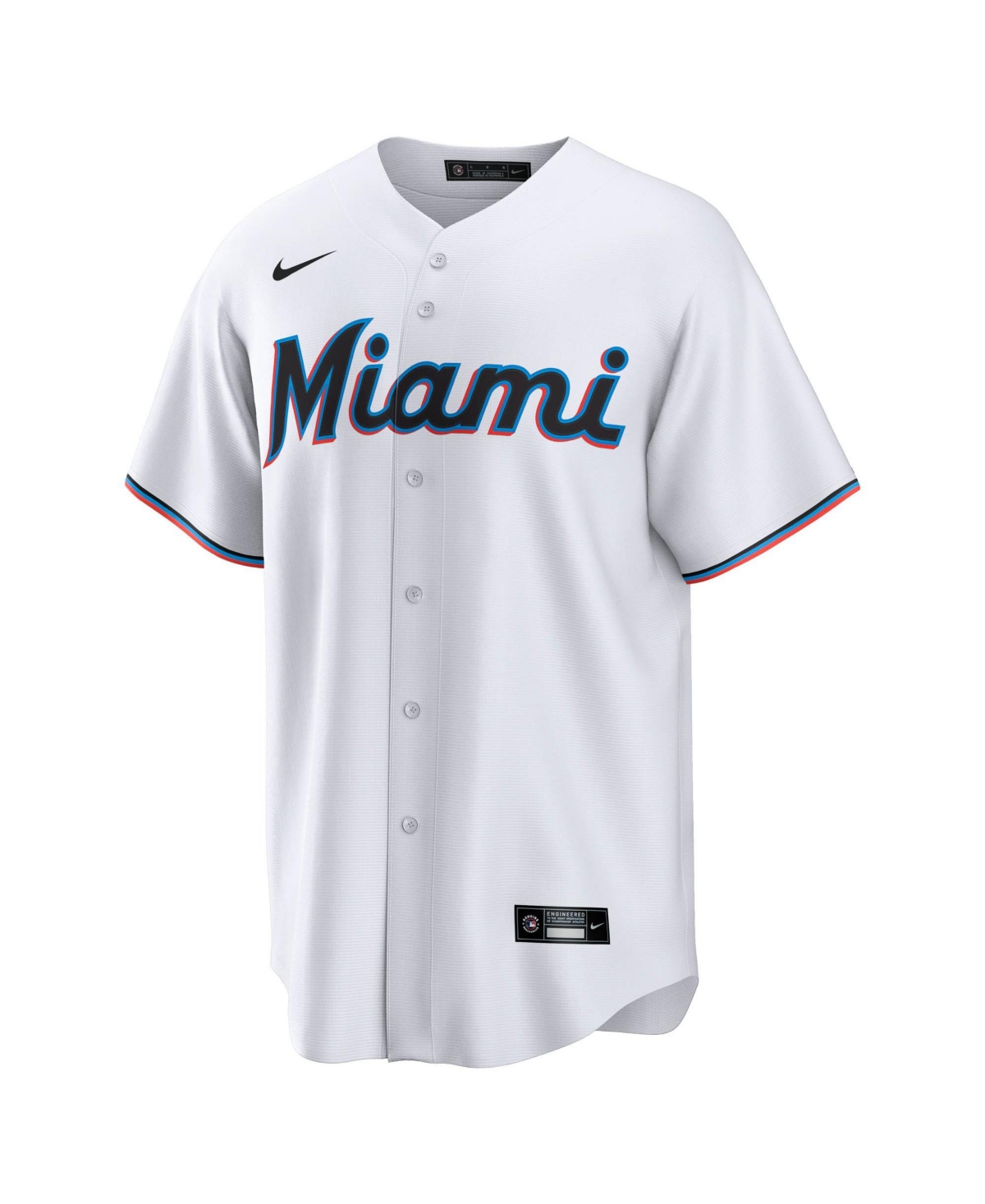 Nike Men's Graham Pauley Miami Marlins Home V-Neck Replica Jersey