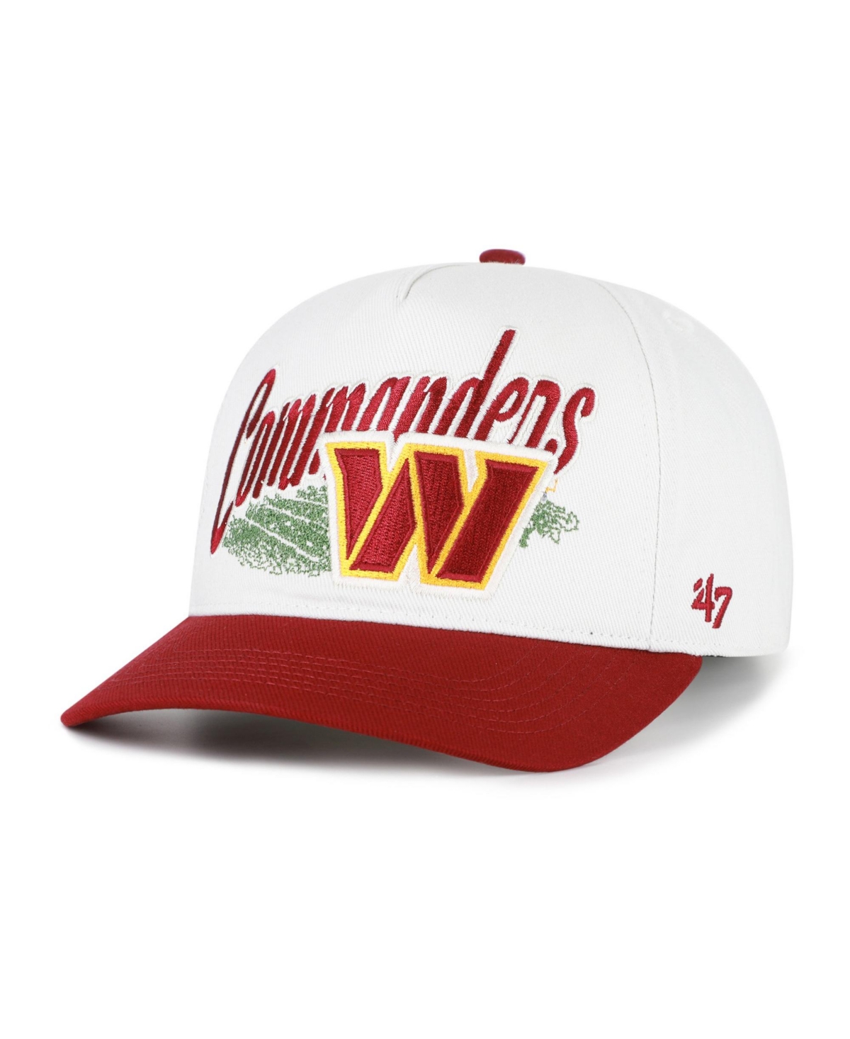 '47 Brand Washington Commanders Retro Adjustable Cotton Baseball Cap - Cream