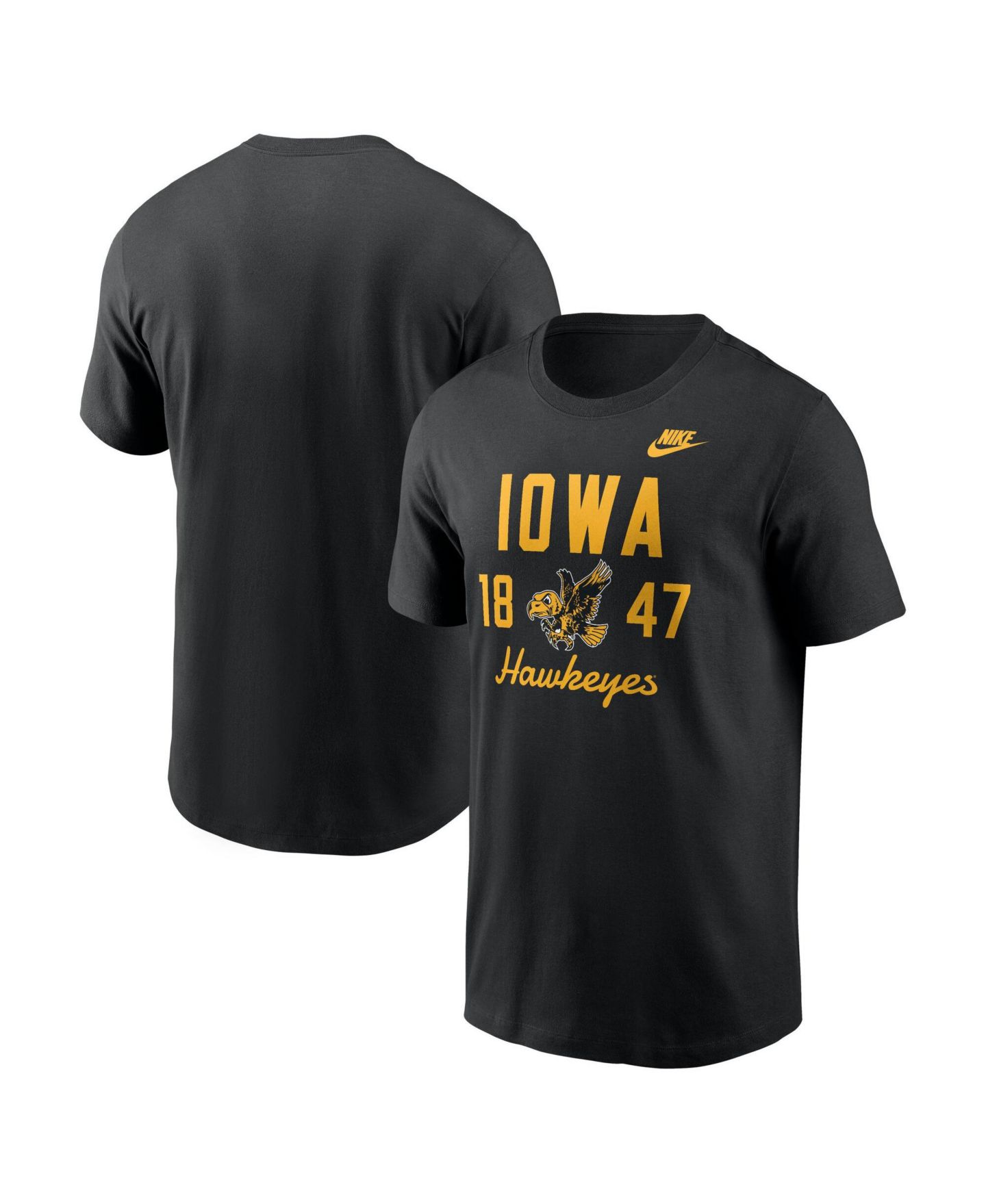 Мужская футболка Nike Iowa Hawkeyes Legacy Stacked Established Graphic — фото 3