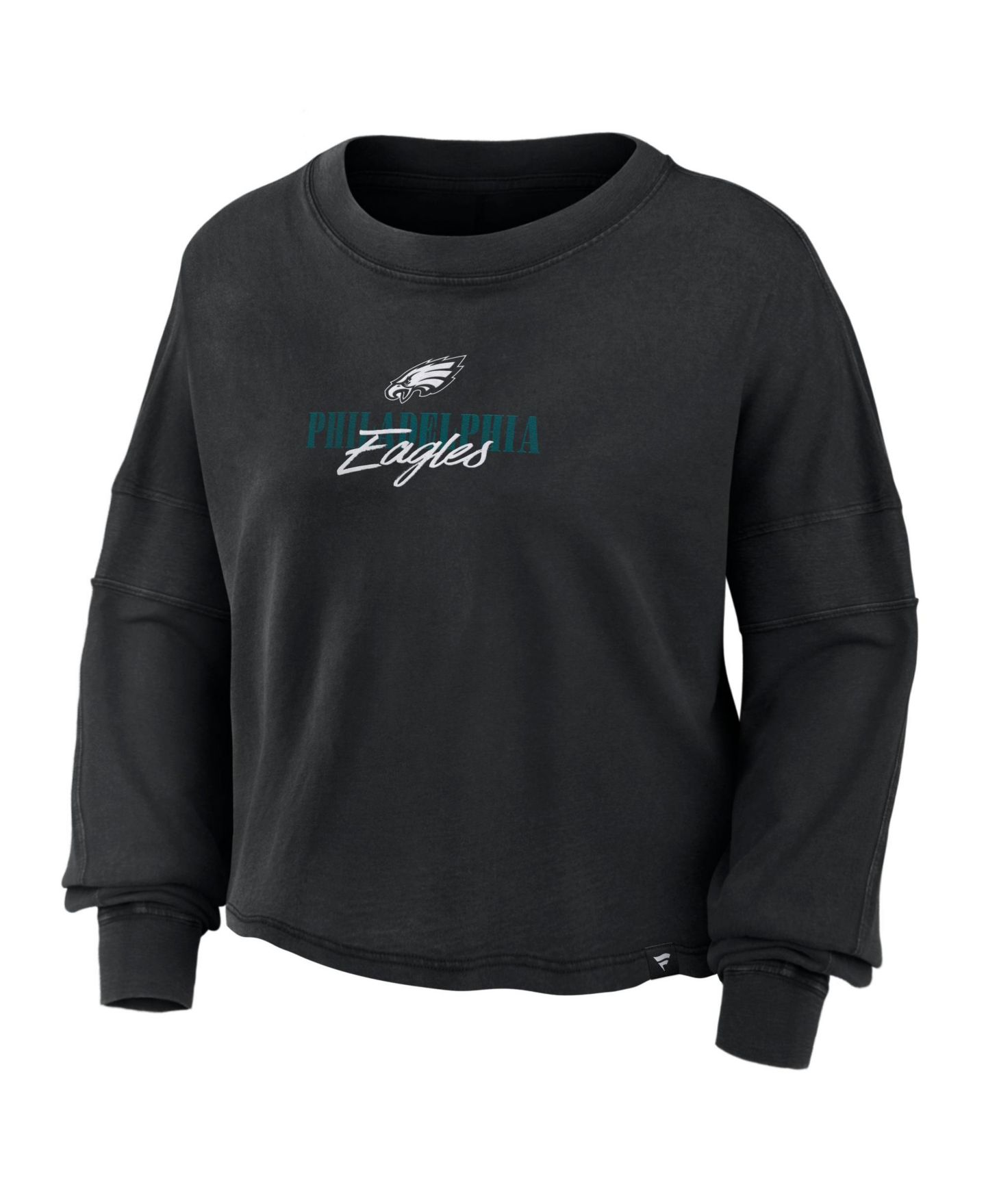 Женский топ Fanatics Philadelphia Eagles Chop Block Oversized Boxy Long-Sleeve — фото 2