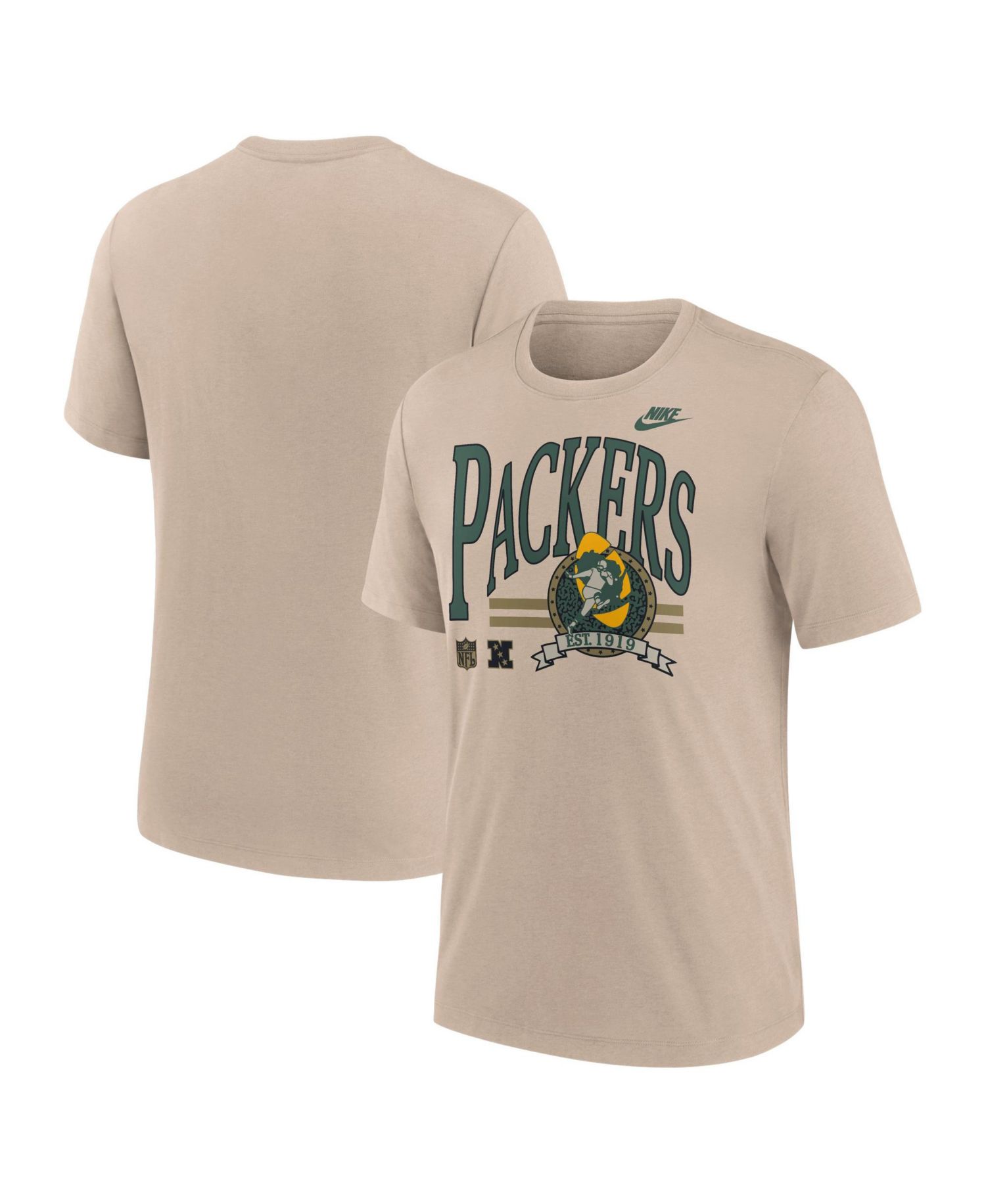 Men's Green Bay Packers Rewind Tri-Blend Retro T-Shirt