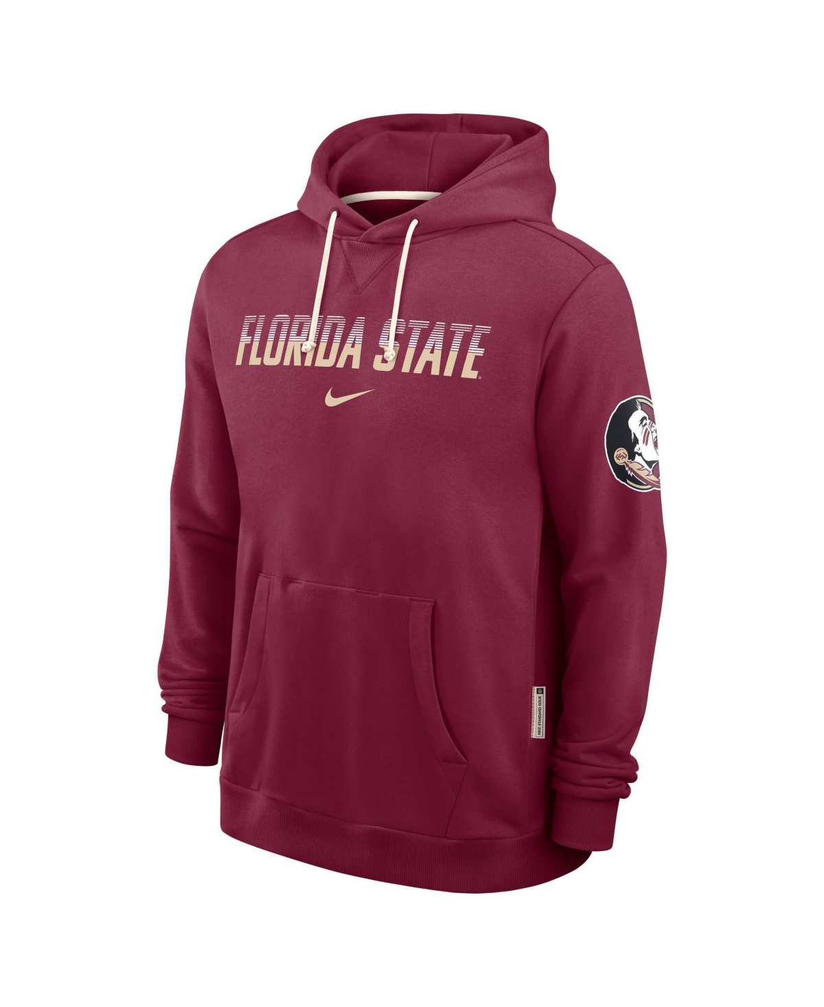 Nike Men's Florida State Seminoles Sideline Standard Issue Relaxed-Fit Fleece Hoodie