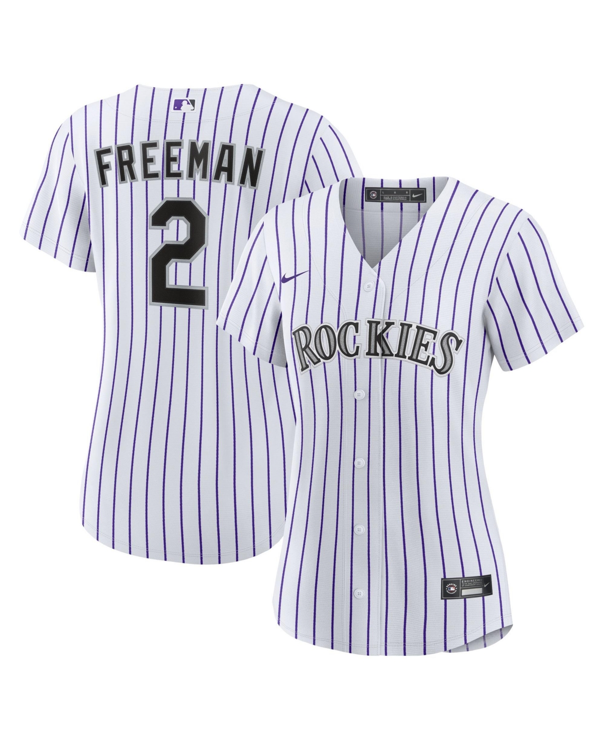 Nike Women's Colorado Rockies Tyler Freeman Home Replica Jersey