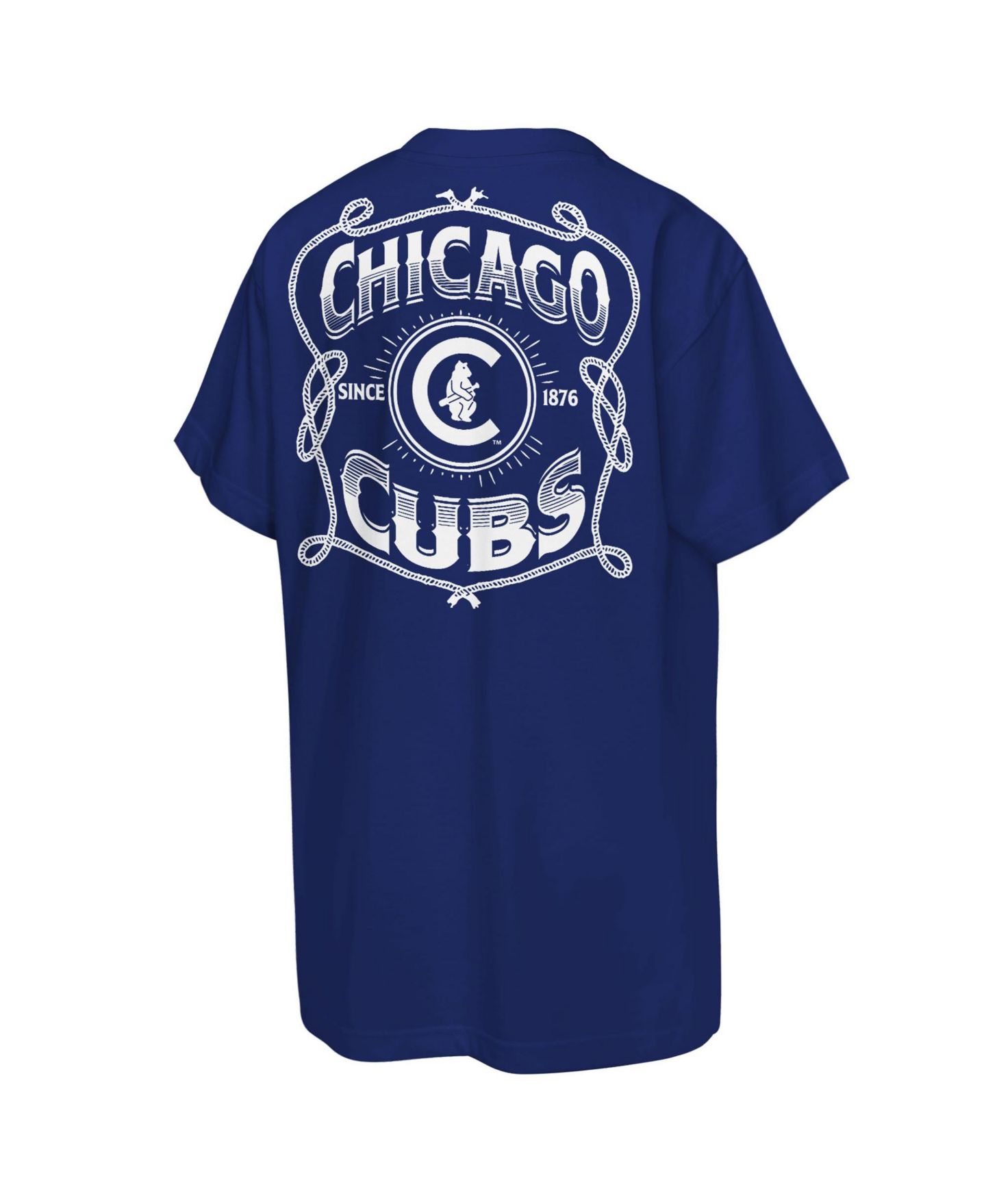 Детская футболка Mitchell & Ness Chicago Cubs Rodeo Rope Vintage-Inspired Crewneck — фото 3