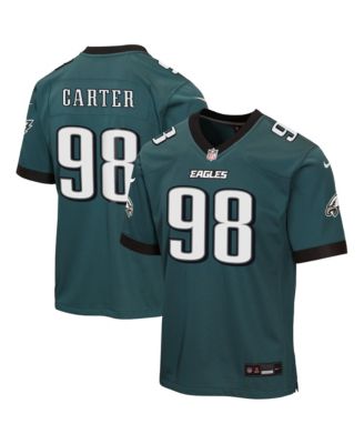 Big Boys and Girls Jalen Carter Midnight Green Philadelphia Eagles Team Game Jersey