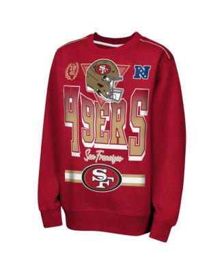 Boys' and Girls' San Francisco 49ers Run Gun Pullover Crewneck Sweatshirt