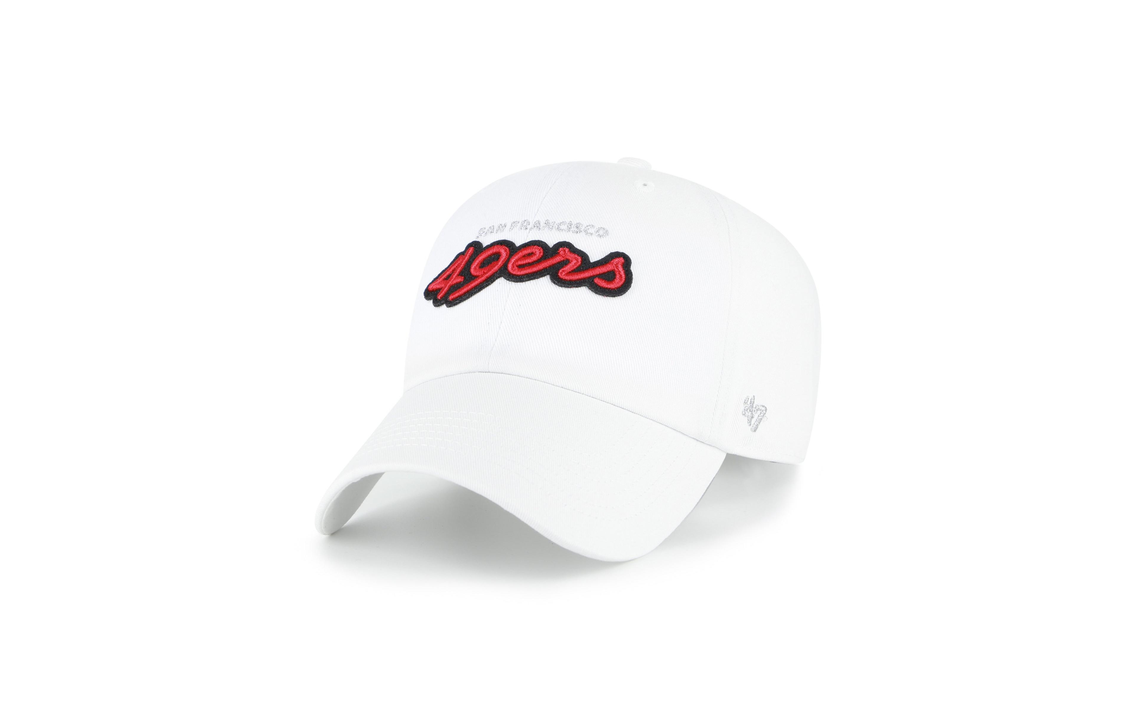 '47 Brand Women's San Francisco 49ers Trendy Script Clean Up Adjustable Baseball Cap