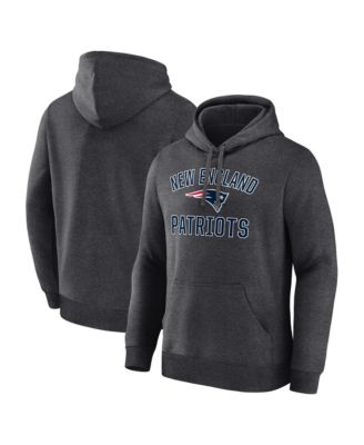 Men's New England Patriots Arch Victory Graphic Pullover Fleece Hoodie