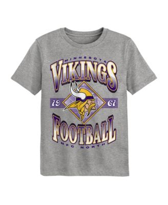 Boys' and Girls' 2T-5T Minnesota Vikings Of Days Past Crewneck T-Shirt