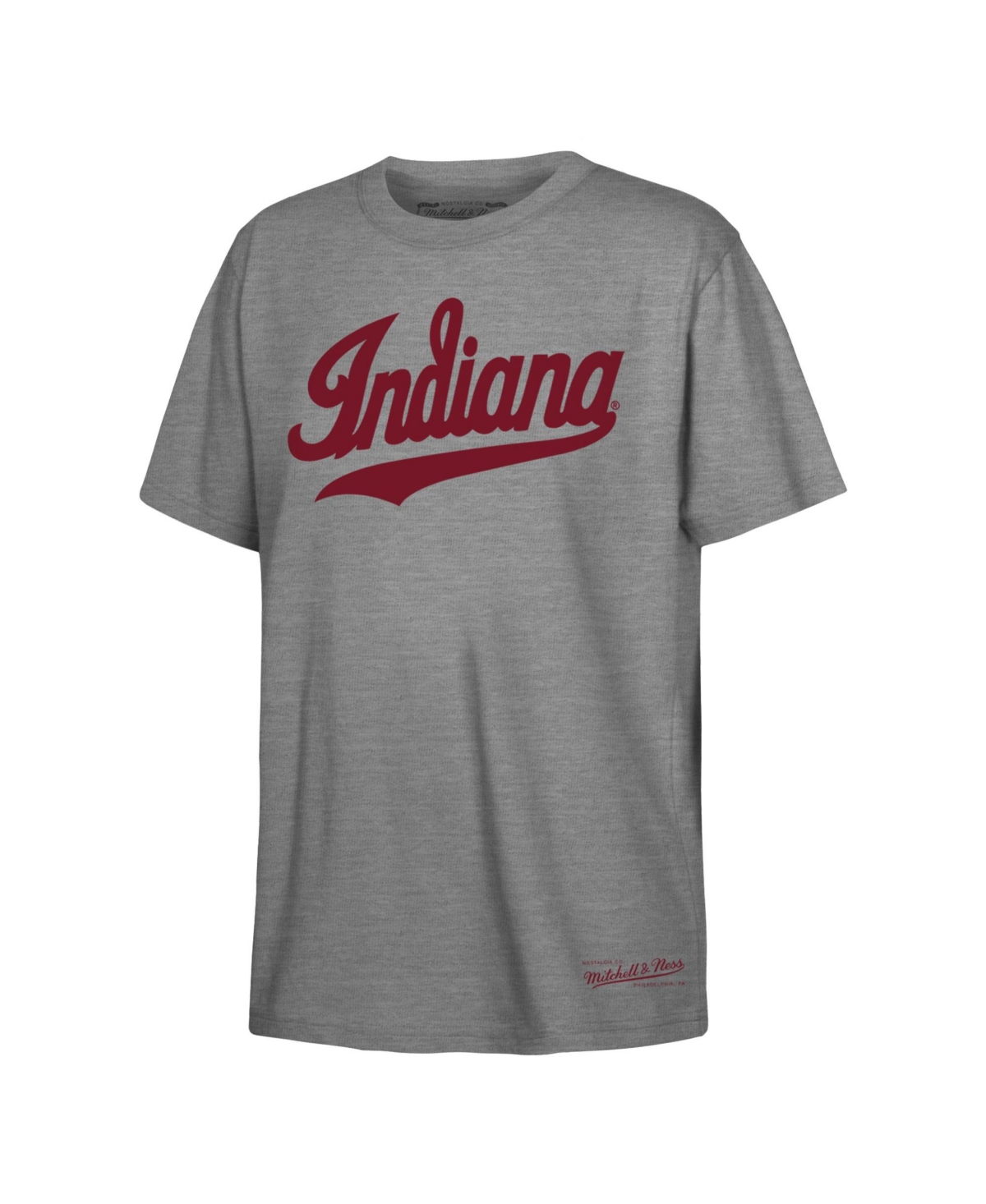 Mitchell & Ness Boys' and Girls' Indiana Hoosiers Throwback Wordmark Crewneck T-Shirt