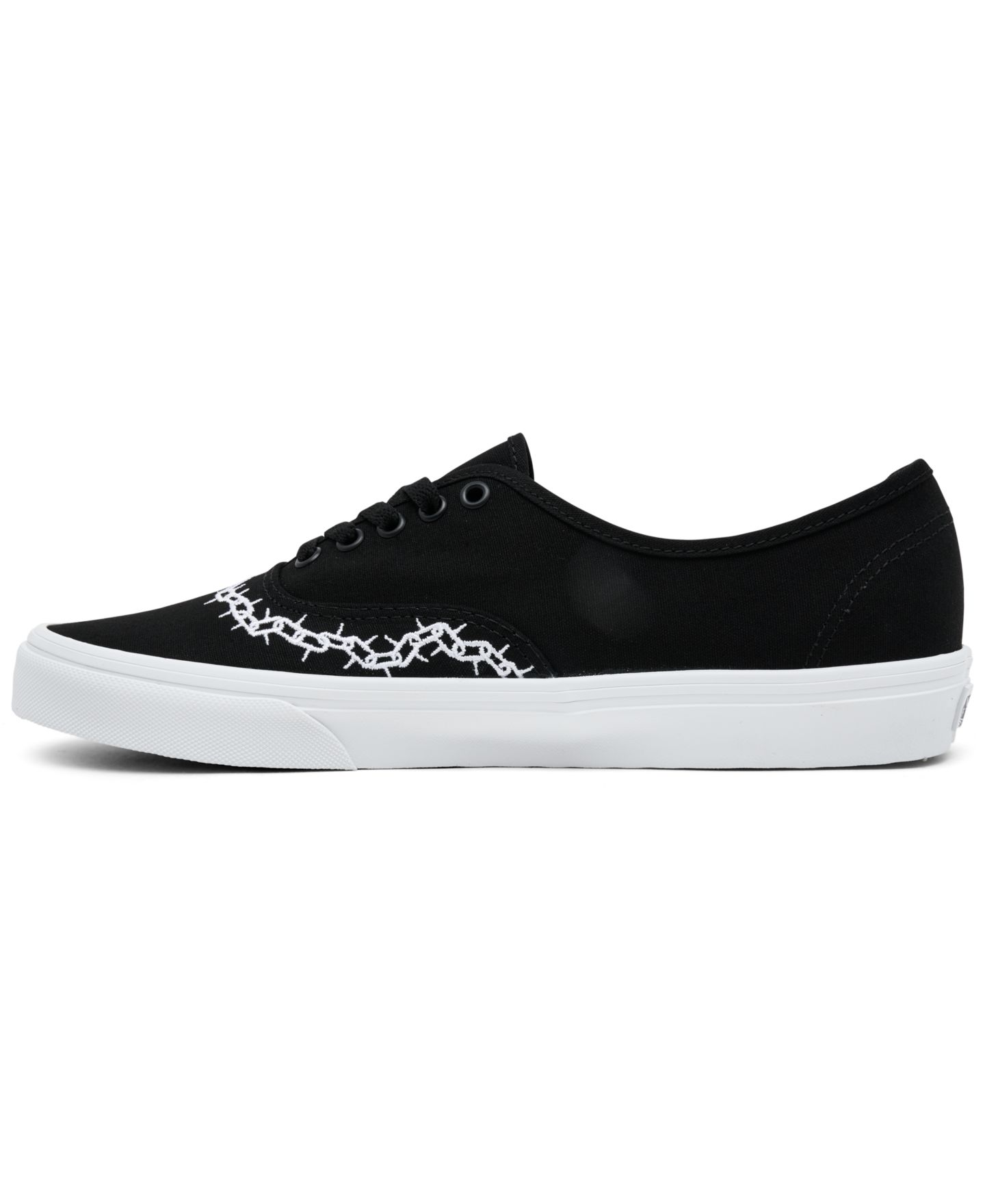 Мужские кроссовки Vans Authentic Lifestyle, цвет: Чёрный / Белый — фото 3