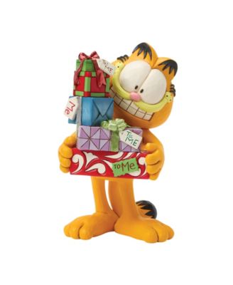 Garfield with Stack of Presents Figurine