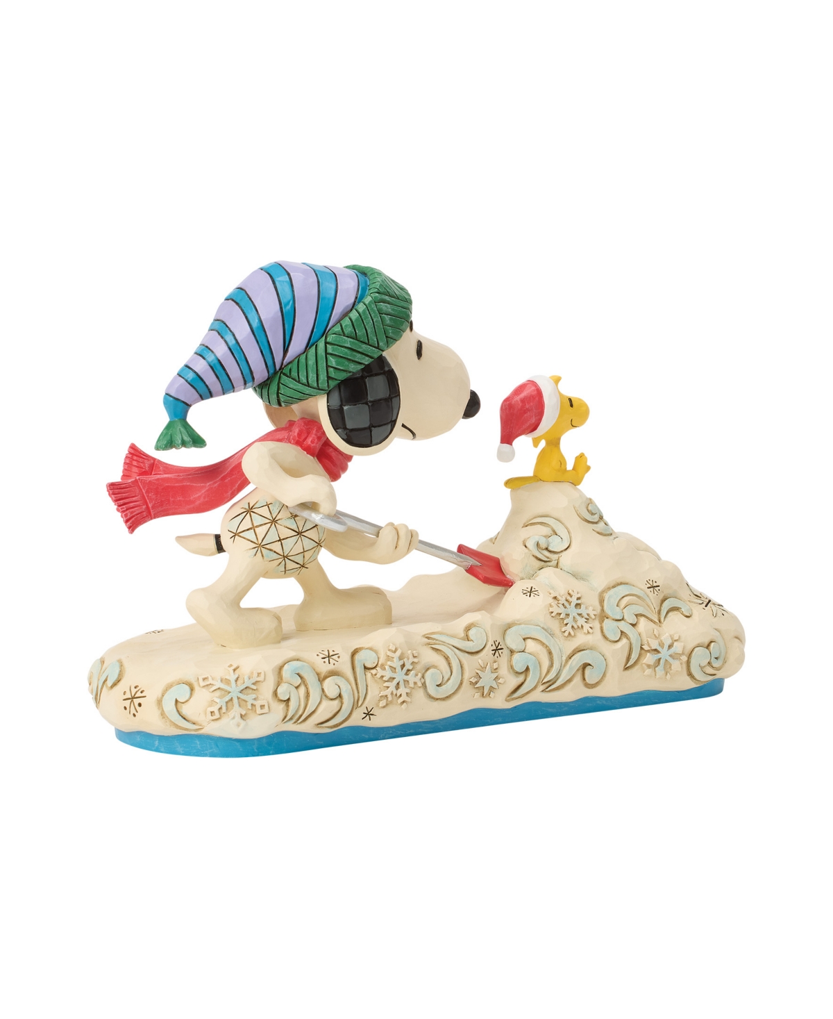 Jim Shore Peanuts Snoopy Shoveling Snow Figurine