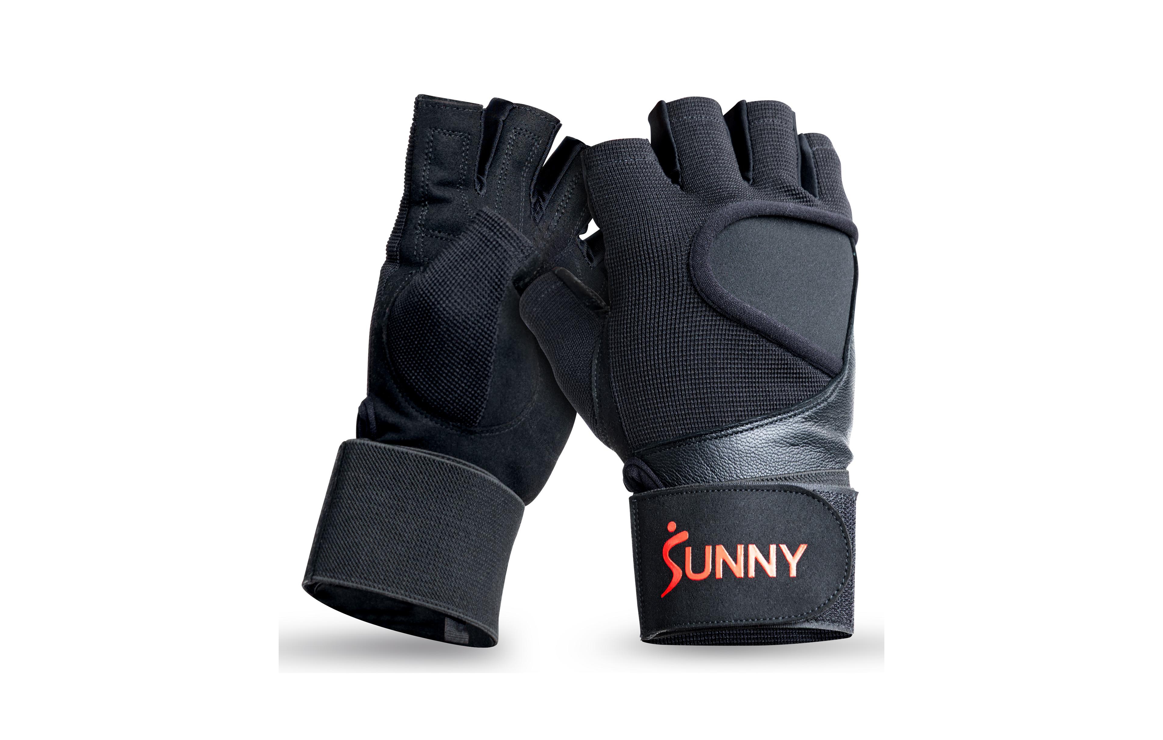 Sunny Health & Fitness Weightlifting Gloves, Medium