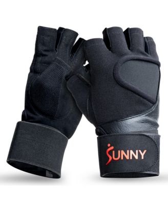 Weightlifting Gloves, Medium, with Built-In Wrist Compression and Padded Palm for Strength Training