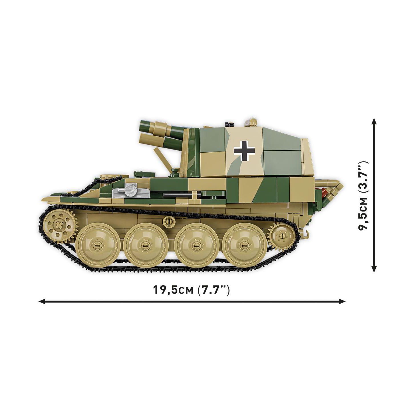 Детский конструктор COBI Historical Collection World War II Sturmpanzer 38(t) Grille Ausf. M 720-Piece Building Set, Ages 9+ — фото 5