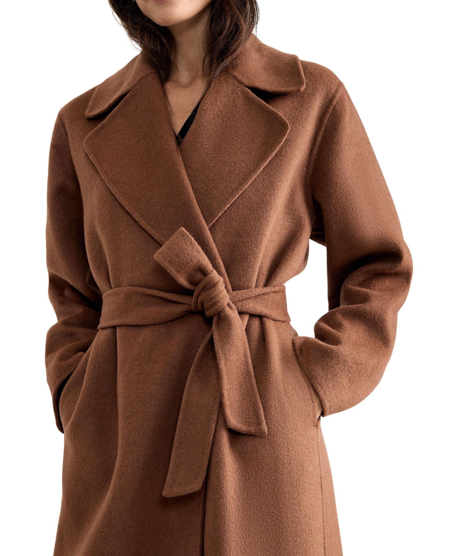 Women's Darcy Double-Face Belted Wrap Coat