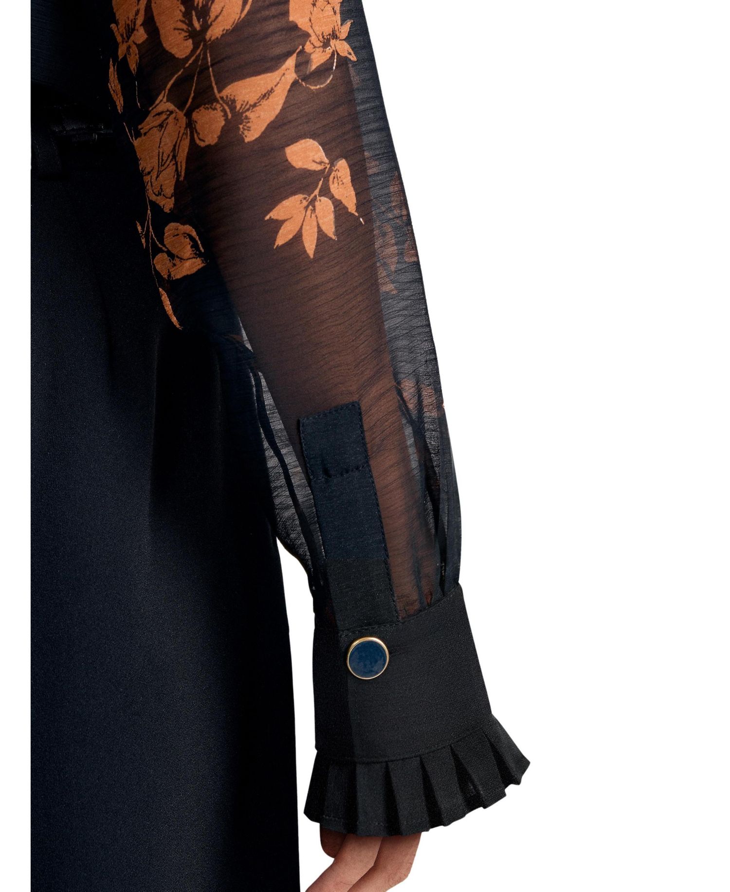 Women's Clenence Floral Sheer Blouse