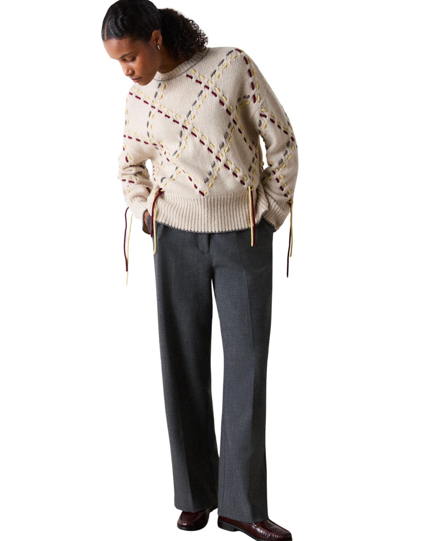 Women's High-Rise Straight-Leg Trouser