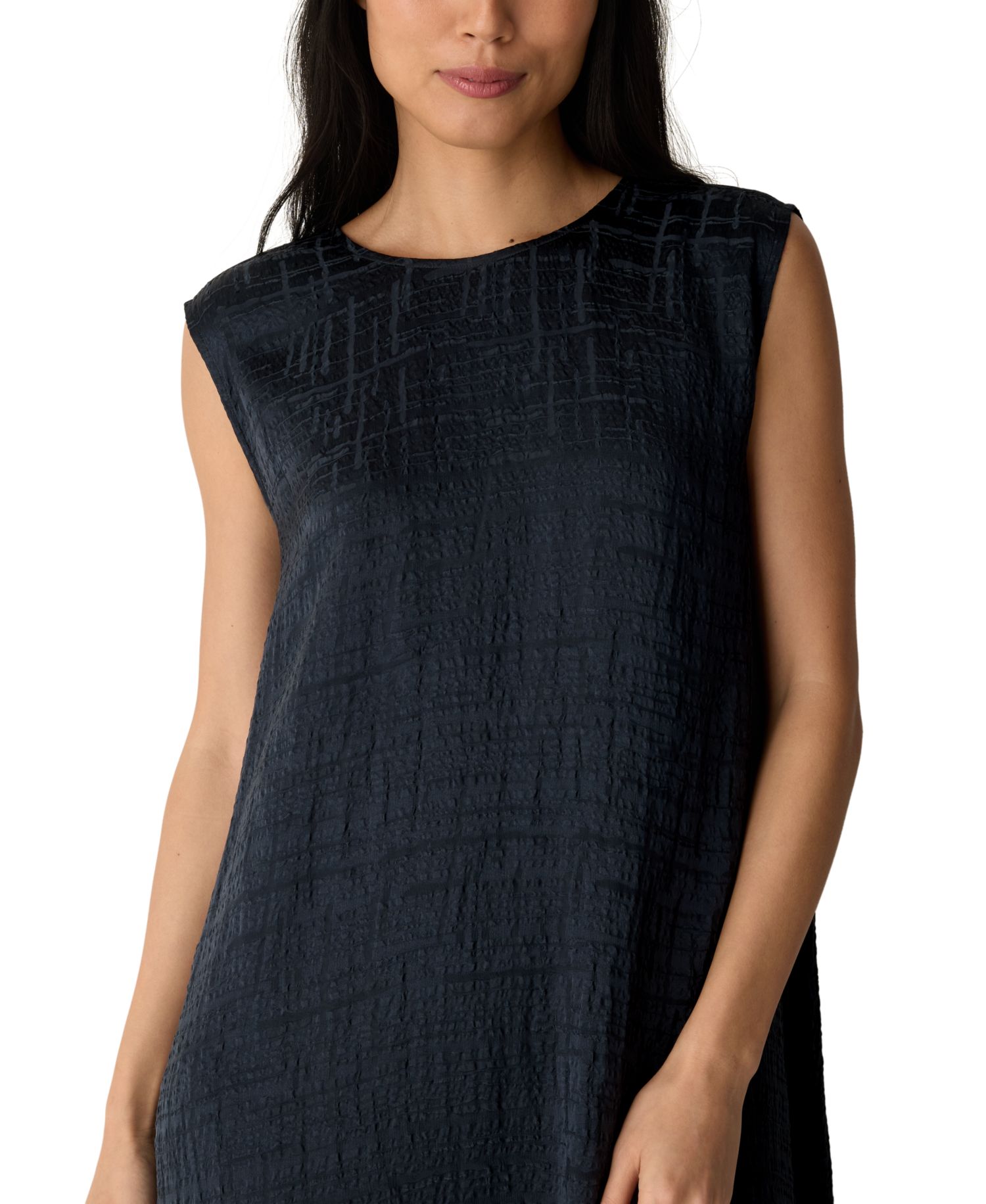 Women's Silk Sleeveless Maxi Dress
