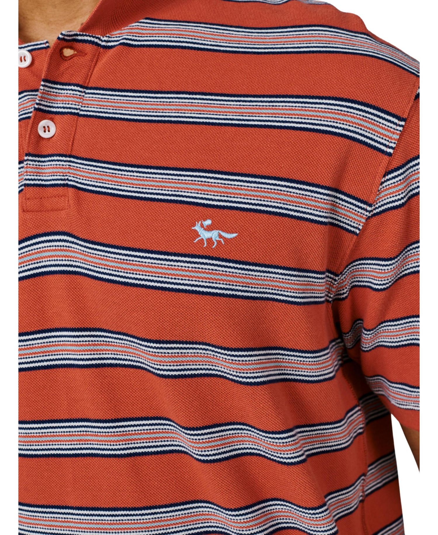 Men's Blair Pique Stripe Polo Shirt