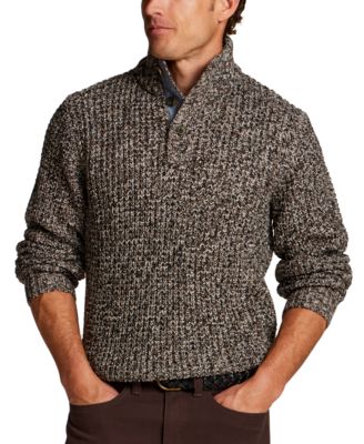 Men's Textured Mixy Mockneck Sweater