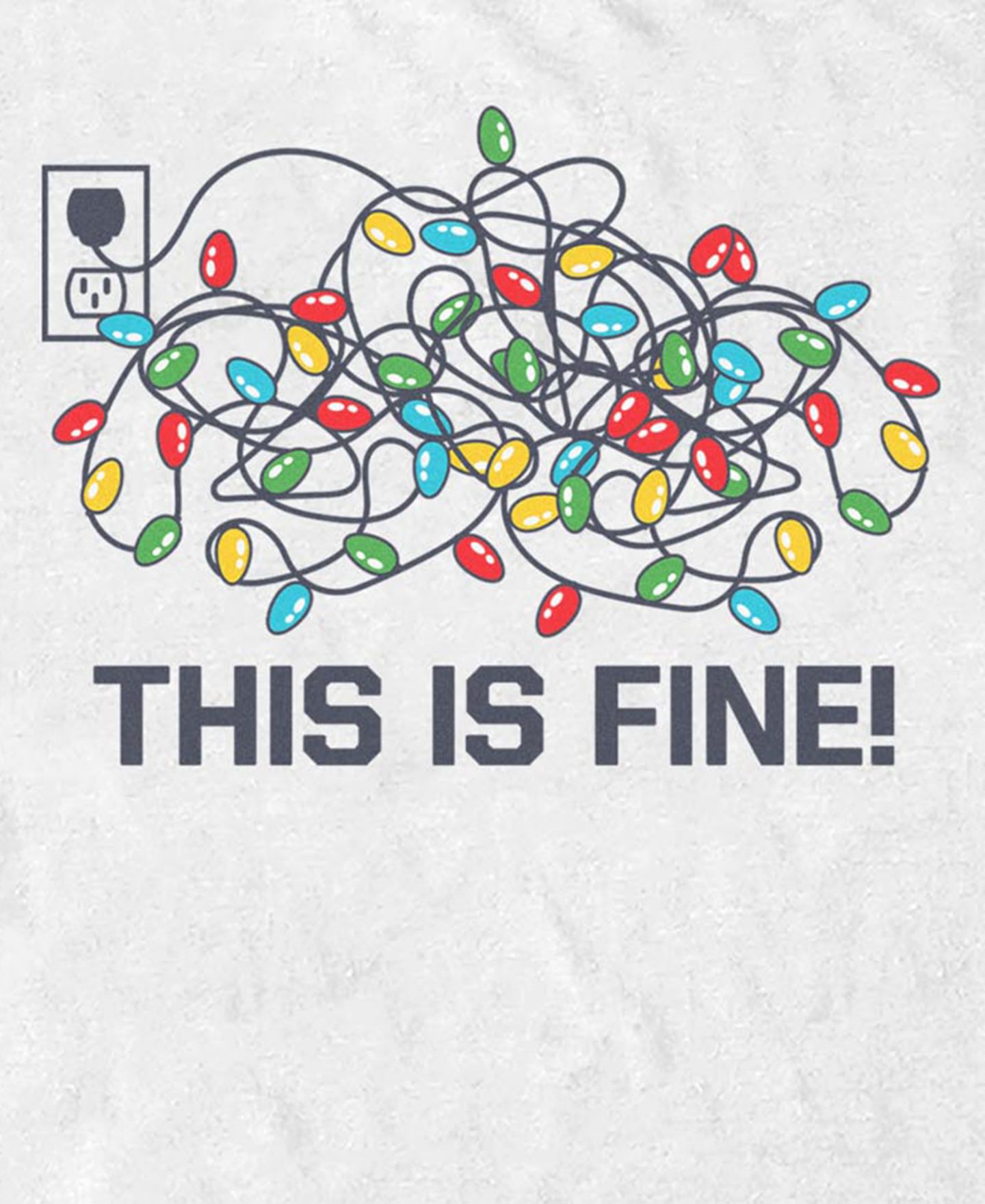 Мужская футболка Fifth Sun It's Fine Graphic Short-Sleeve, цвет: Белый — фото 3