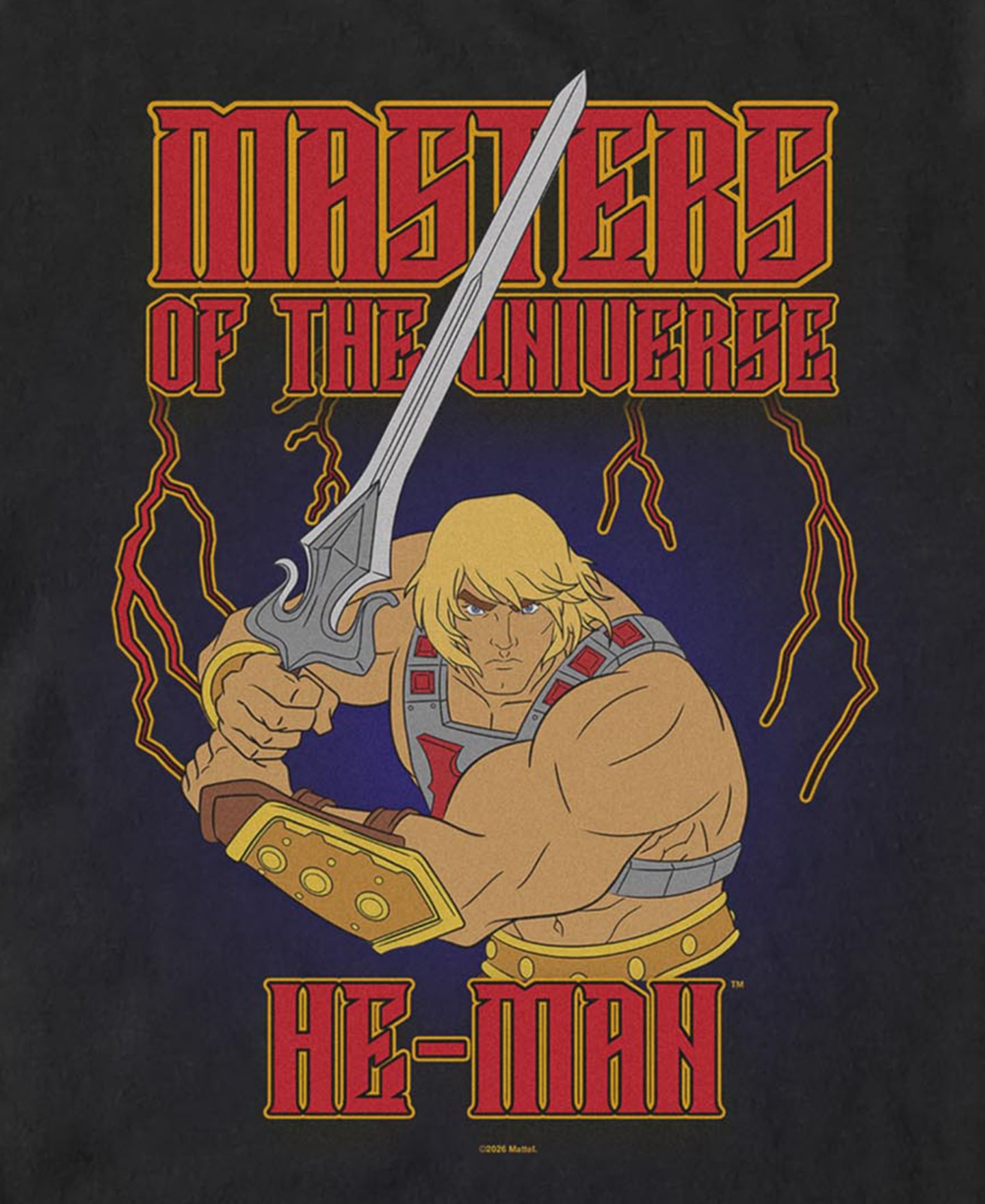 Мужская футболка Fifth Sun He-Man and the Masters of the Universe Graphic Regular-Fit, цвет: Чёрный — фото 3