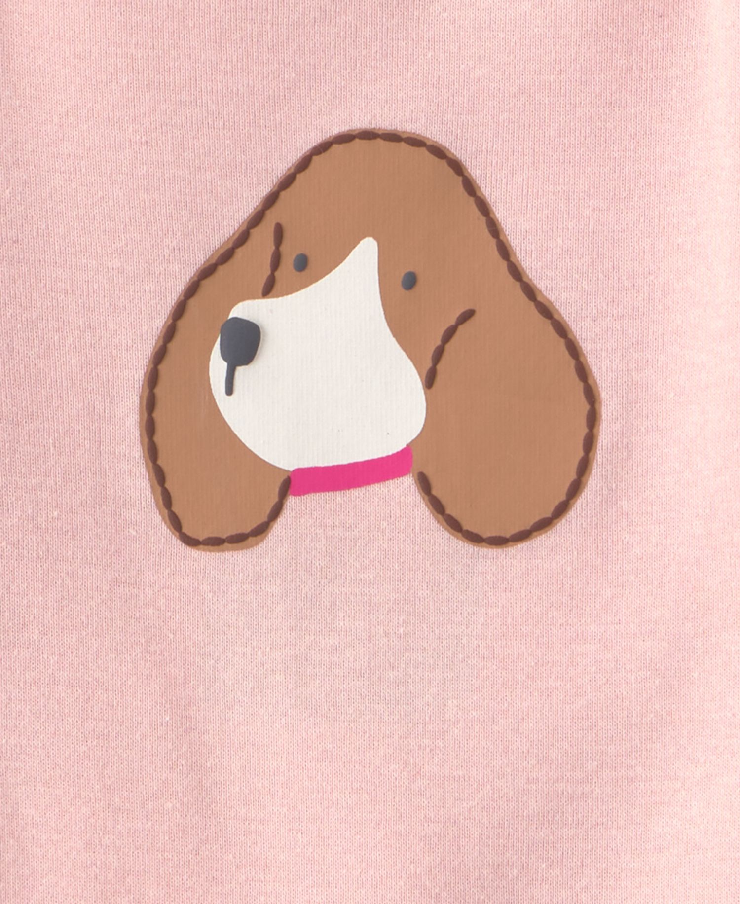 Baby Girls' Long-Sleeve Dog Bodysuits, 4-Pack