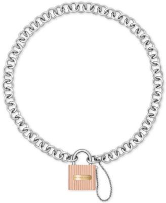 michael kors lock and key necklace