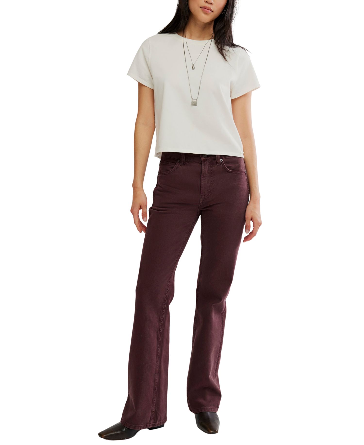 Women's Double Knot High-Rise Straight-Leg Jeans