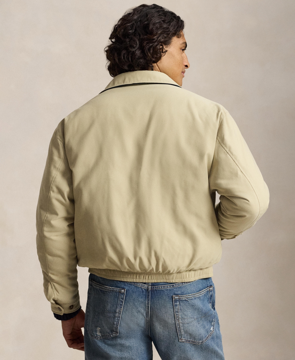 Polo Ralph Lauren Men's Insulated Twill Bomber Water-Resistant Jacket