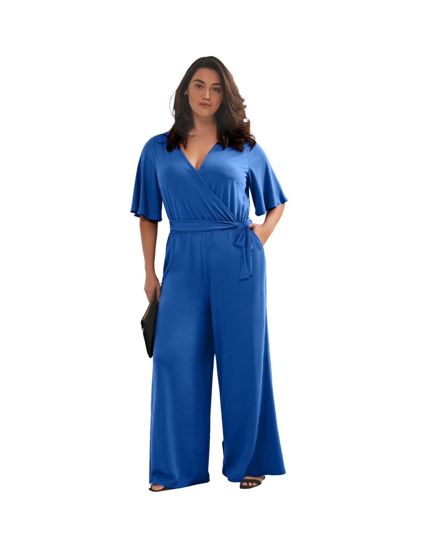 Women's Audrey Faux Wrap Jumpsuit