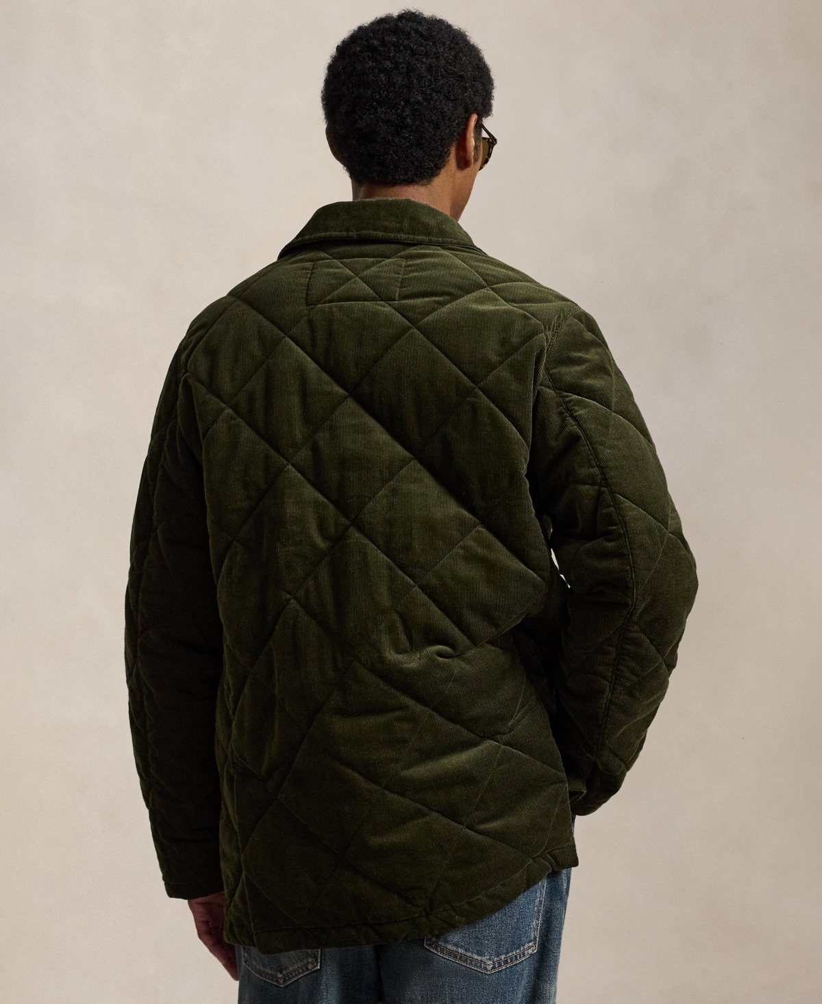 Polo Ralph Lauren Men's Quilted Corduroy Barn Coat