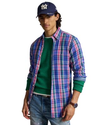 Men's Plaid Double-Faced Shirt