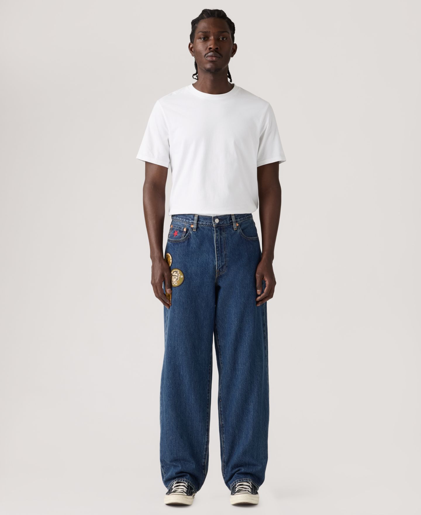 Мужские джинсы Levi's Parade 578 Baggy Star-Embroidery, цвет: Balloon — фото 3