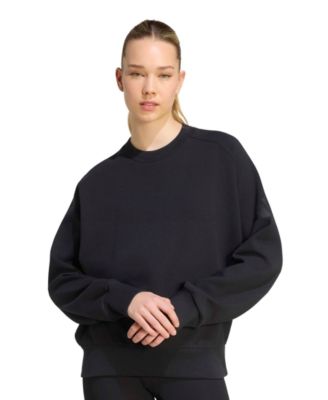 Women's Soft Lux Loose-Fit Crewneck Long-Sleeve Sweatshirt