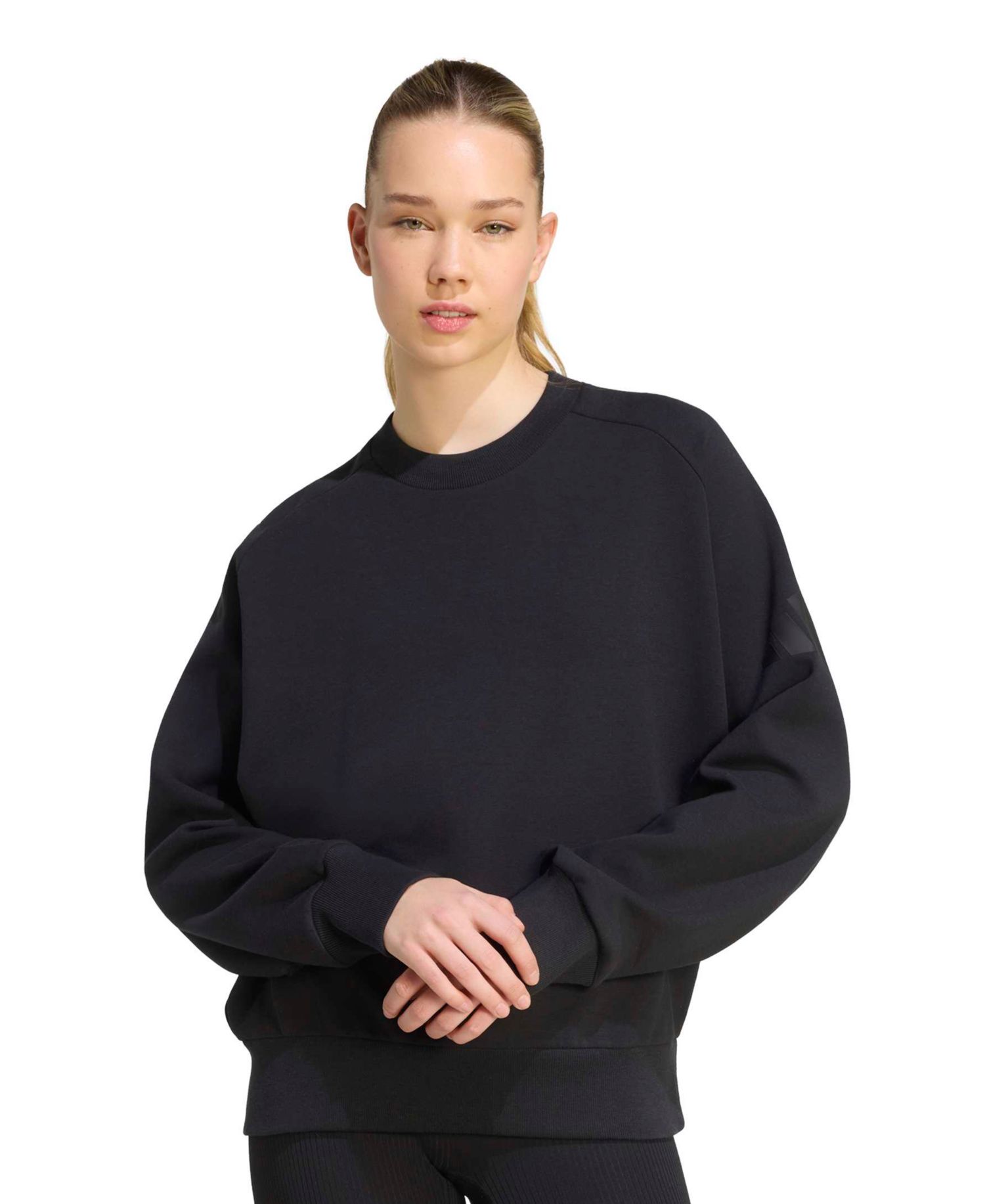 Women's Soft Lux Loose-Fit Crewneck Long-Sleeve Sweatshirt