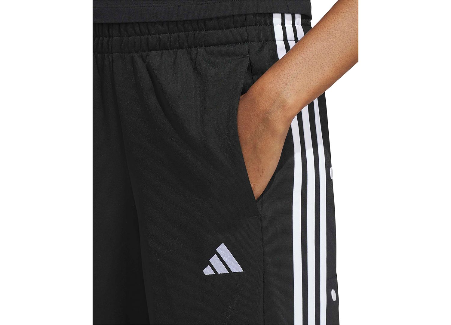 Women's 3 Stripe Snap Pant High-Rise Wide-Leg Pants