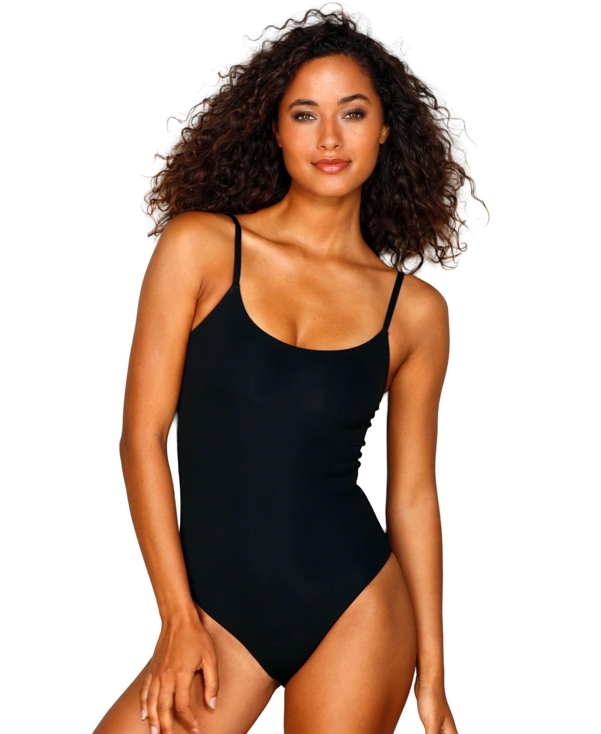 Lascana Women's Seamless Scoop Neck Fitted Bodysuit