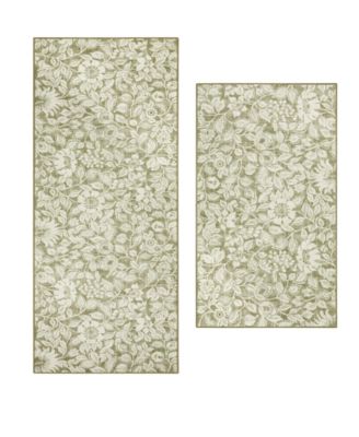 Oastbrook Flowers Floral 2-Piece Rug Set
