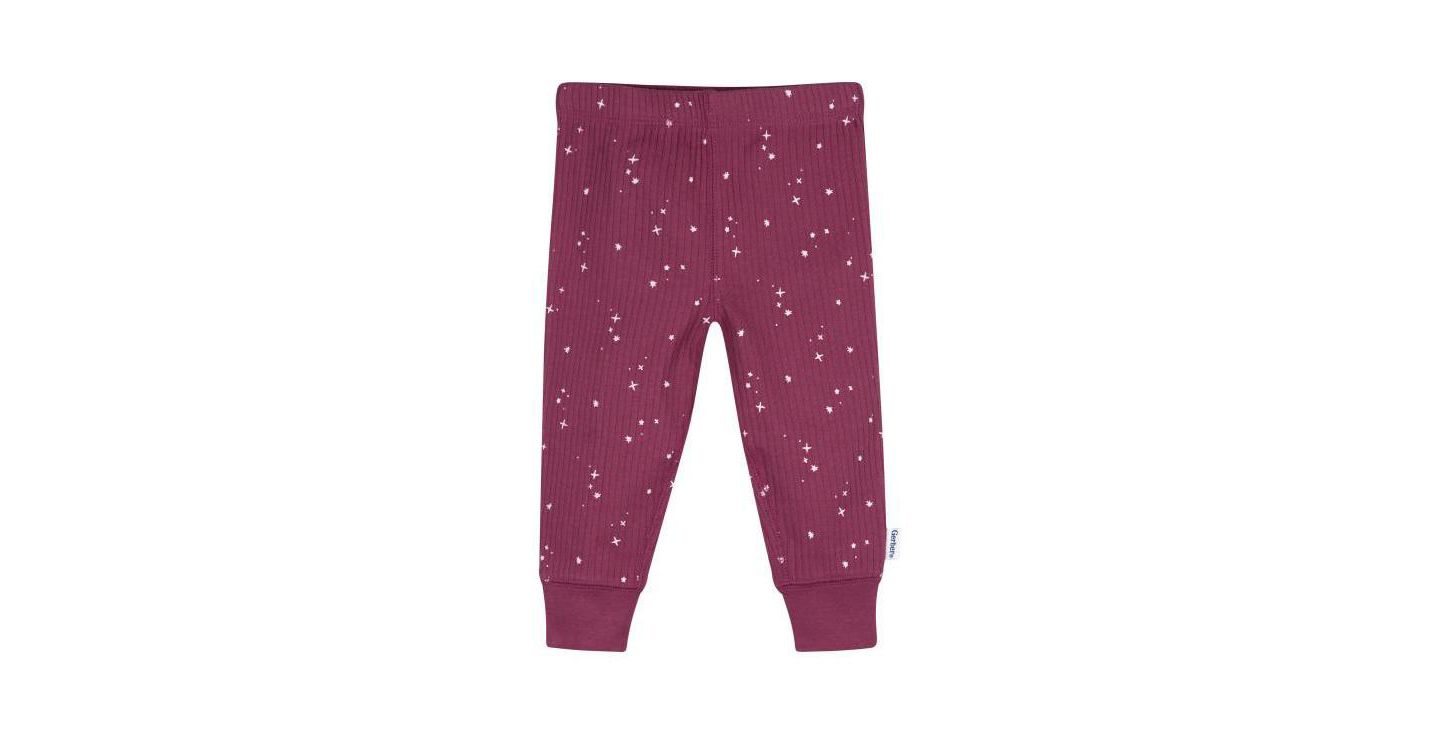 Брюки Gerber Vanilla Active Pants, 4-Pack для девочек-малышей, цвет: Stars — фото 3