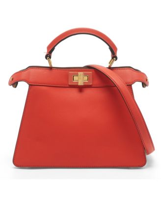 Women's Peekaboo Iseeu Leather Satchel