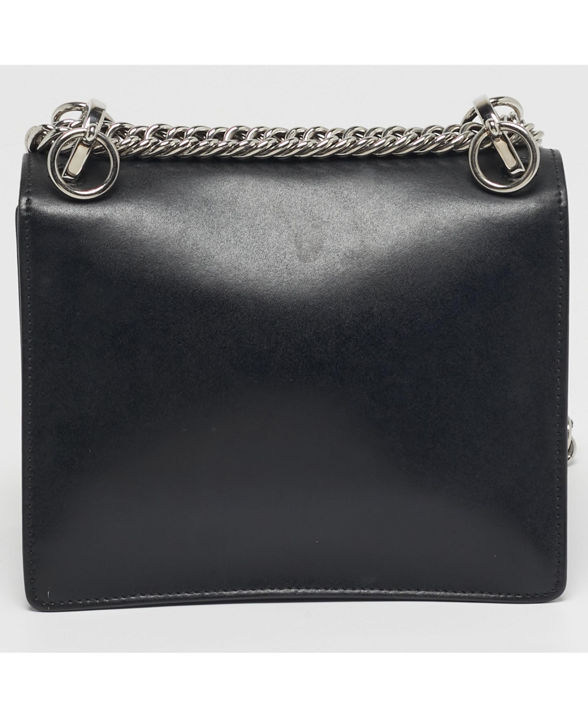 Pre-Owned Fendi Women's Kan I Mini Studded Leather Shoulder Bag